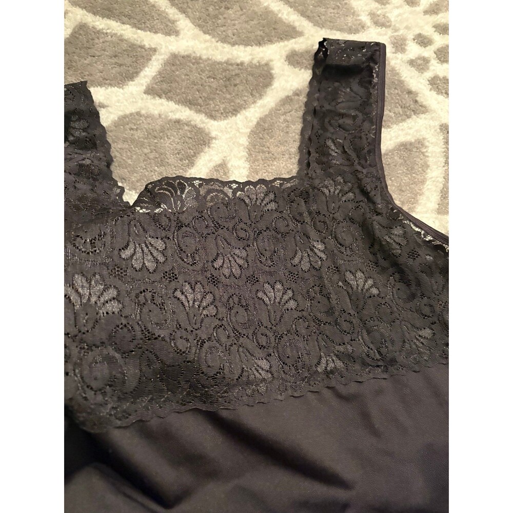 Black Lacey Top Tank Top